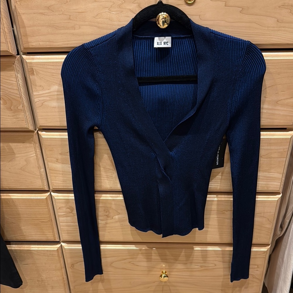 ALIX NYC Women's Navy Sweater